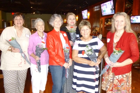 August 2014 Birthdays: Annnette Jaronski, Marge Bergmann, Pat Paskin, Cannon Stoffel, Shirley Young, Eleanor Prevete